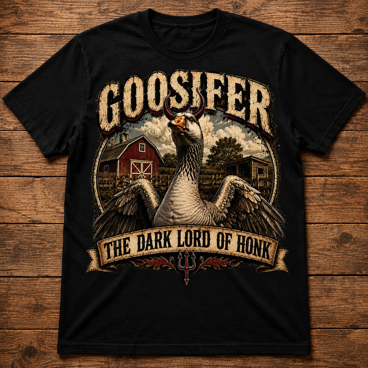 Goosifer shirt mockup